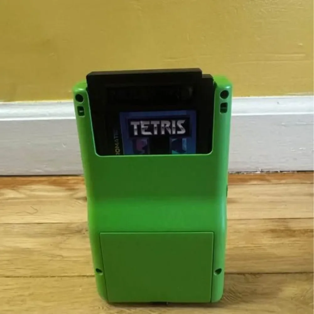 ModRetro Chromatic 1st Edition Leaf Green Sapphire Screen + Tetris Boxed